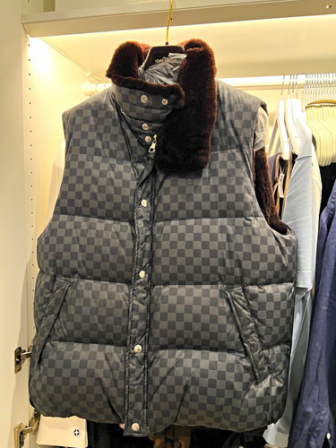 Gilet piumino pelliccia - , di